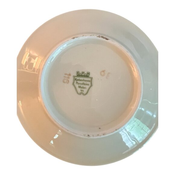 Vintage KPM Kjobenhavns Porcellains Maleri Floral Tea Cup & Saucer Set Porcelain - Picture 9 of 9